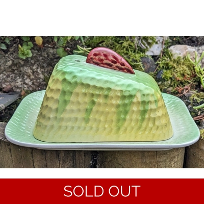 Vulcan Ware Pottery | Cheese Dish - Art Deco Style Ceramics 1940's